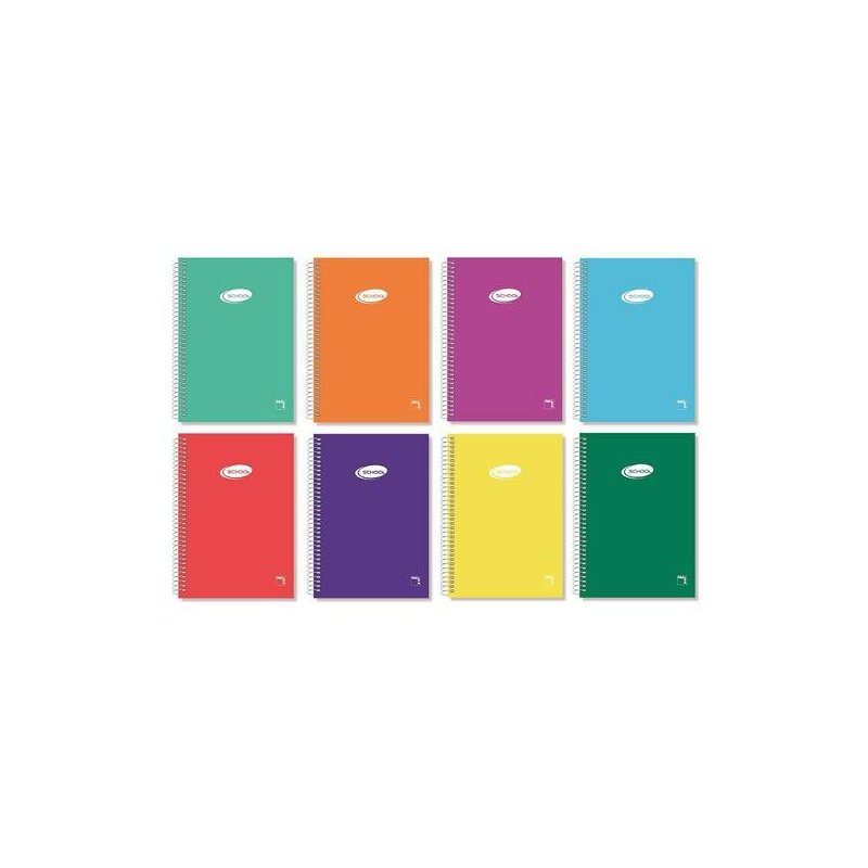 CUADERNO ESPIRAL PACSA FOLIO 80H. CUADROS 5X5MM