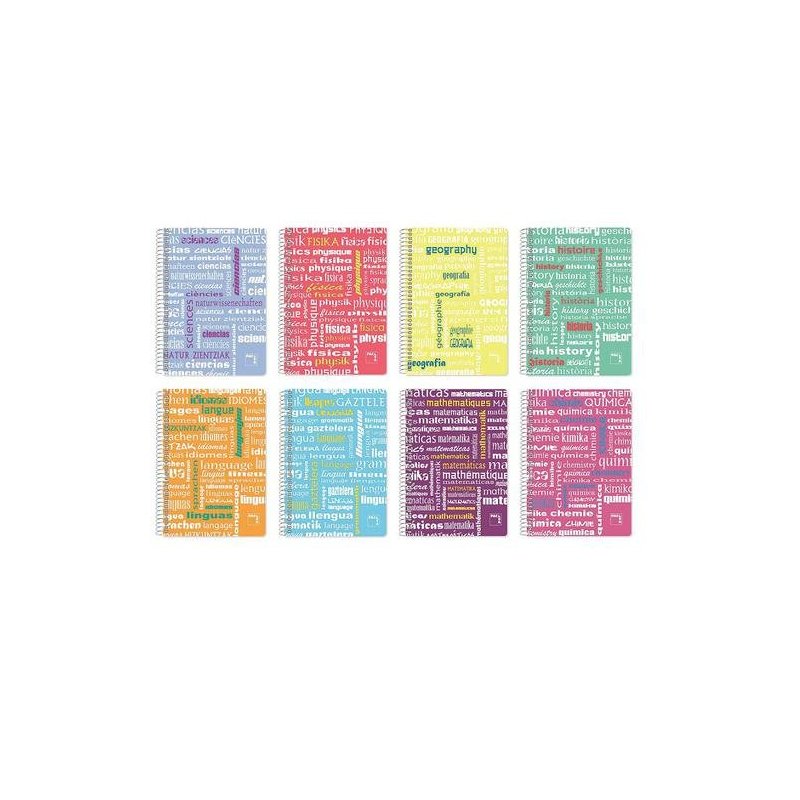 CUADERNO ESP PACSA ASIGNATURAS FOLIO 80H. CUADROS 