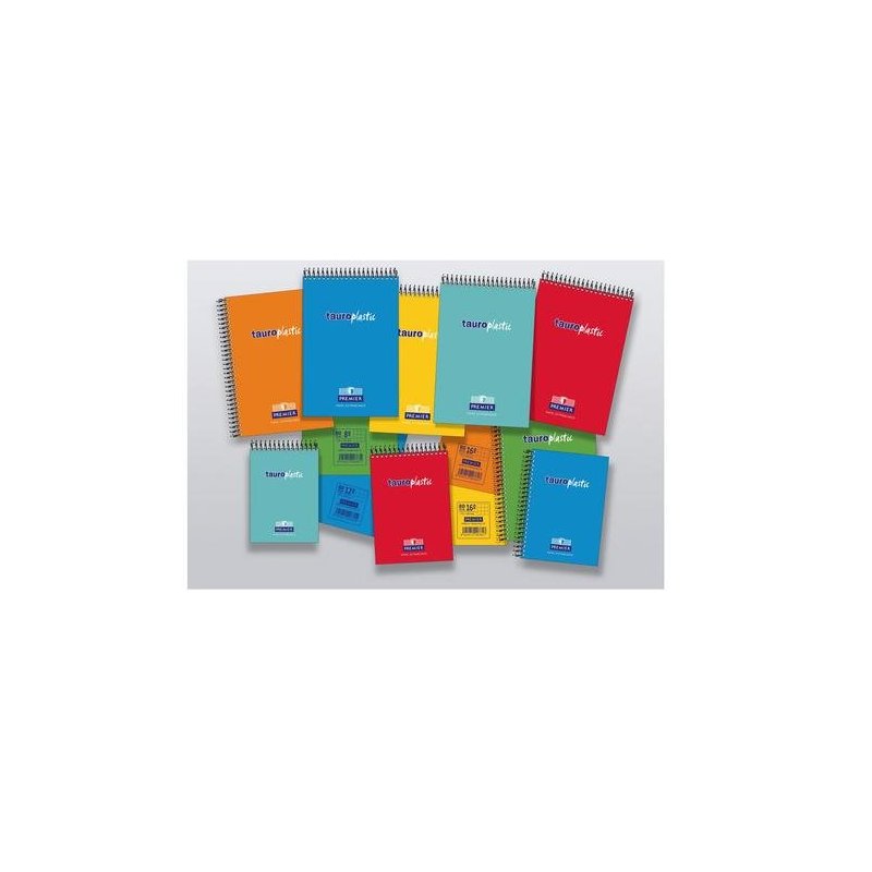 BLOC ESPIRAL TAUROPLASTIC 8º 80H.CUADROS APAISADO