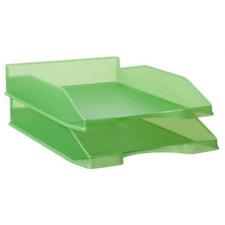 BANDEJA DE SOBREMESA PLASTICO VERDE TRANSLUCIDO