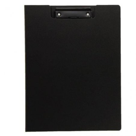 CARPETA EXTRA CON PINZA FOLIO PARDO NEGRO