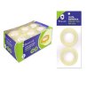 CINTA ADHESIVA TRANSPARENTE BISMARK 19MMX33M B/2