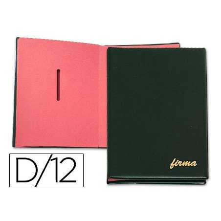 PORTAFIRMAS PARDO 12 DEP. NEGRO