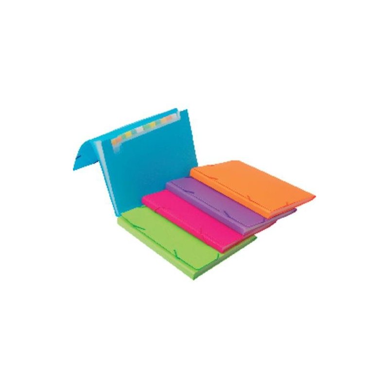 CARPETA CLASIFICADORA FUELLE PP OPACA NEGRO