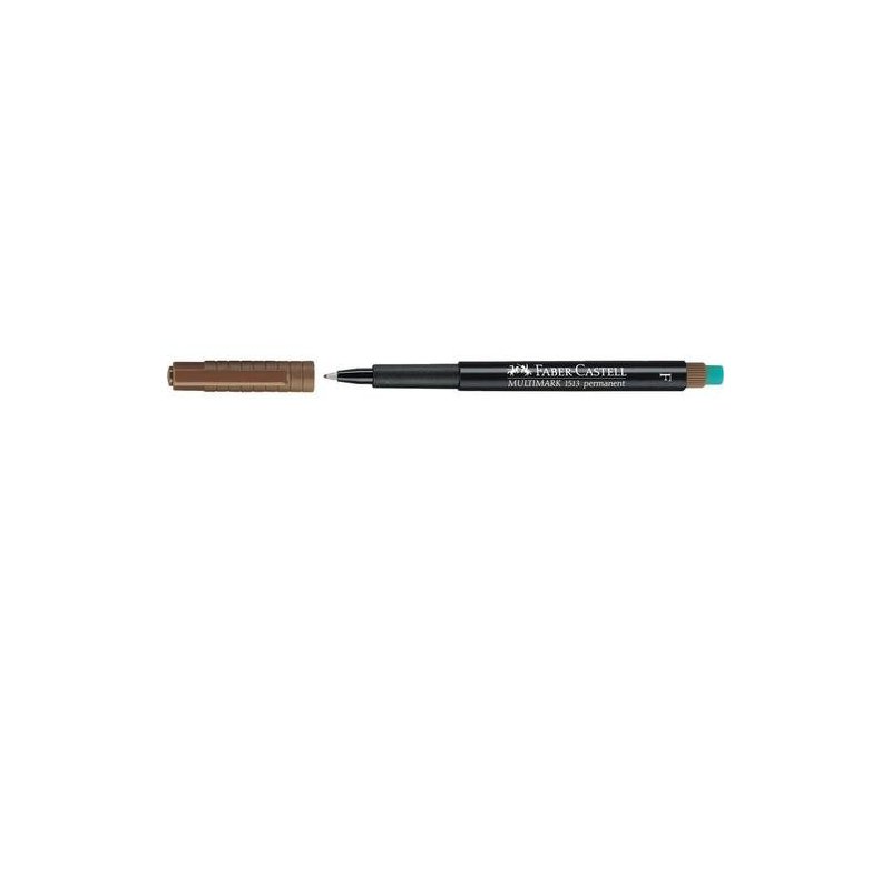 ROTULADOR FABER-CASTELL MULTIMARK 0.6MM MARRON