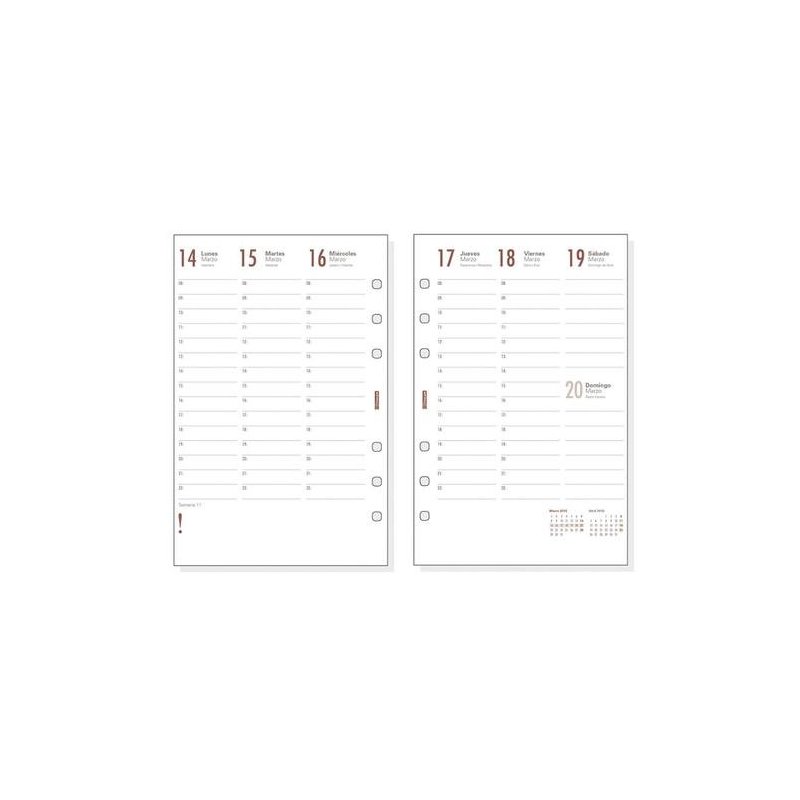 RECAMBIO AGENDA FINOCAM OPEN 500 S/V APAISADA