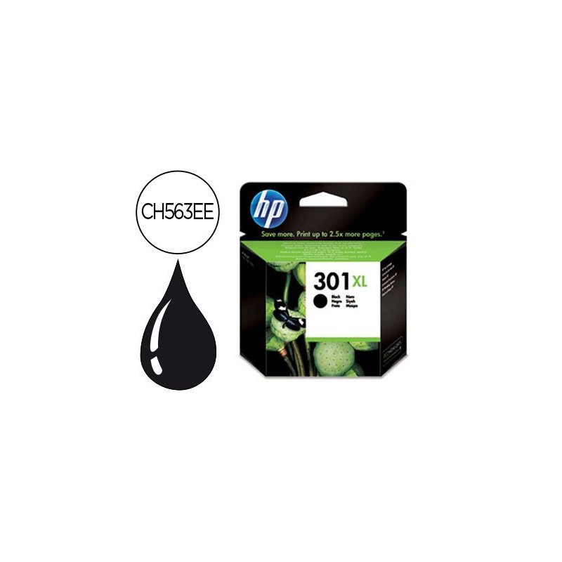 HP CARTUCHO Nº 301XL NEGRO PACK 2