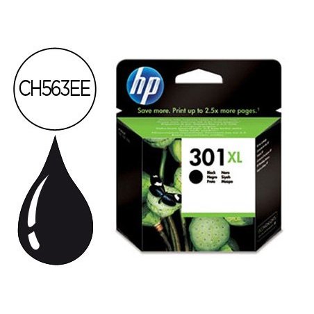 HP CARTUCHO Nº 301XL NEGRO PACK 2