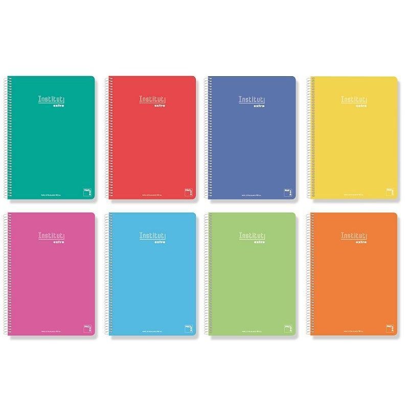 BLOC ESPIRAL PACSA INSTITUT EXTRA 4º 80H. CUADROS