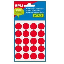 ETIQUETA ADHESIVA 19MM ROJO...