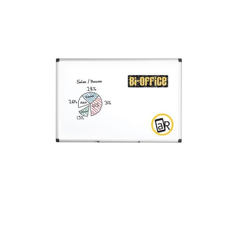 PIZARRA BLANCA MAGNETICA BIO 120X180CM M/ALUMINIO