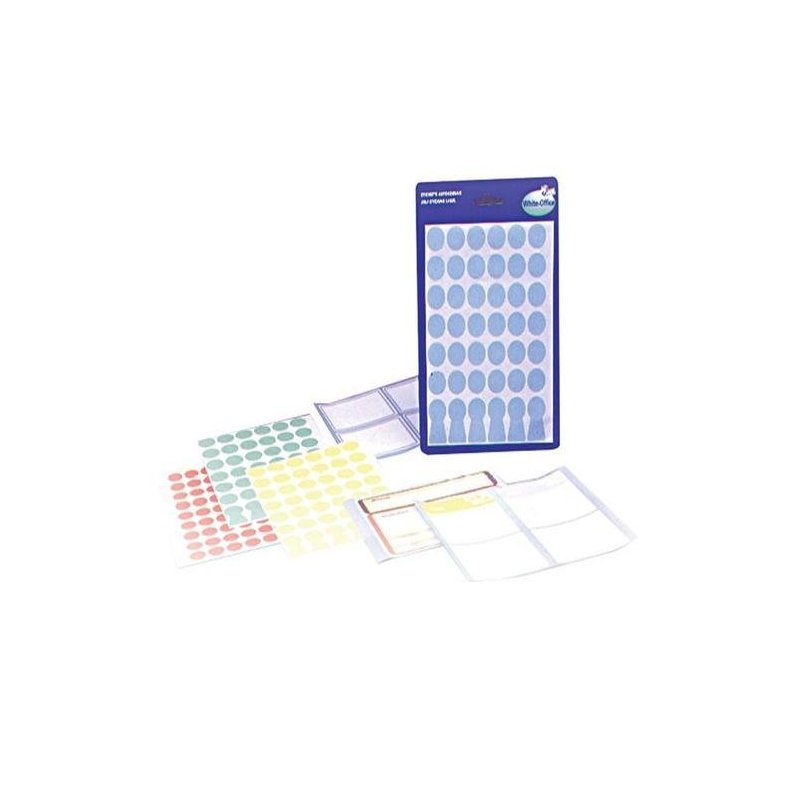 ETIQUETA ADHESIVA 14MM ROJO B/504