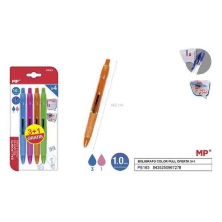 BOLIGRAFO COLOR FULL OFERTA 3+1