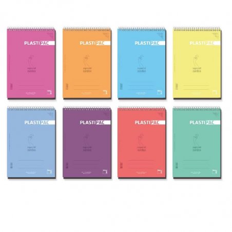 BLOC ESP PACSA PLASTIPAC FOLIO 80H. ZURDOS CUADROS