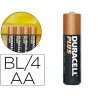 PILA ALCALINA DURACELL PLUS AA B/4